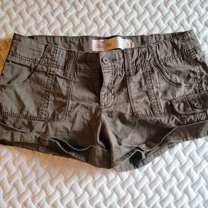 👖 BOTTOMS DROP 🔥 | Hollister Shorts Size 7 Brown Stretch
